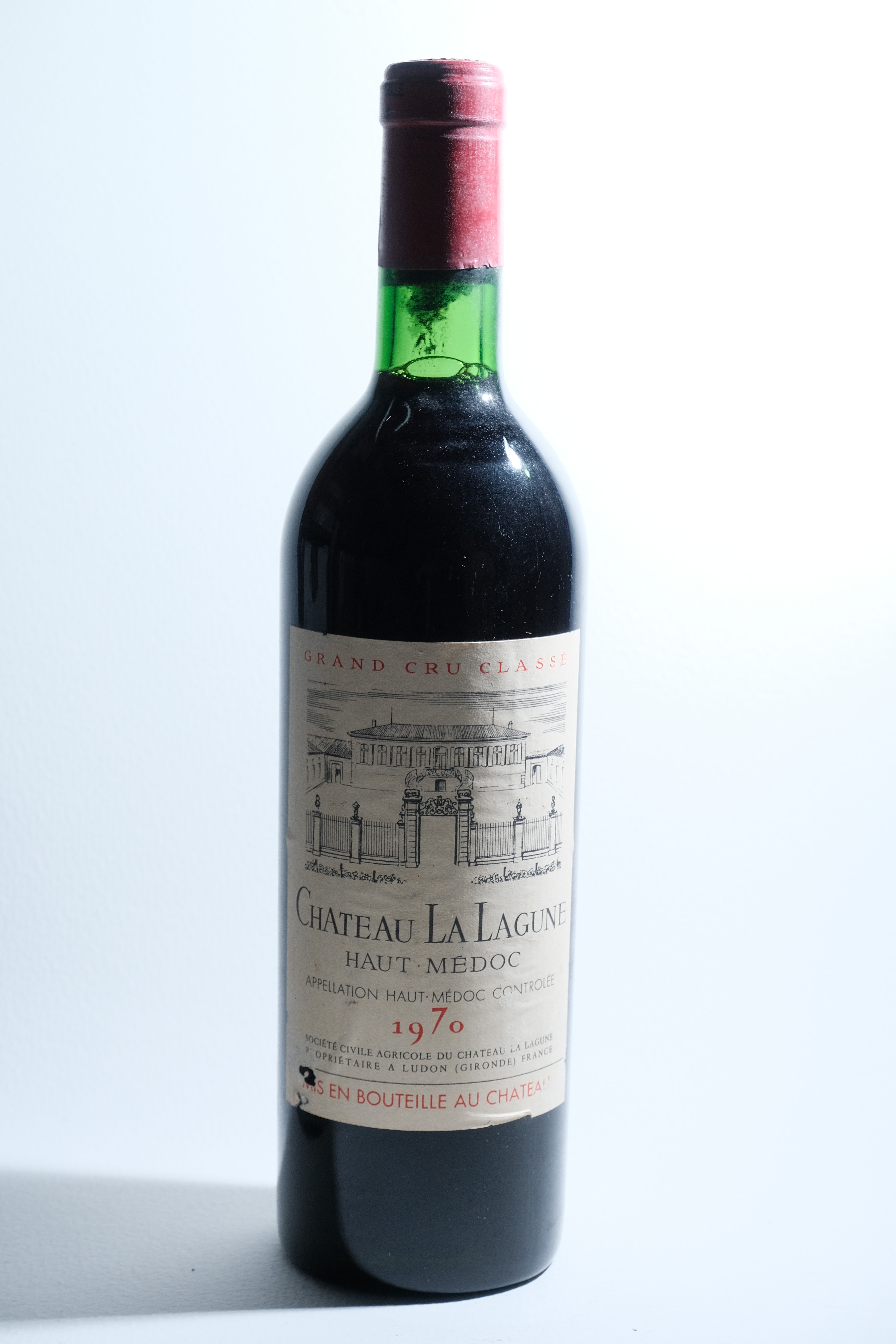 4 bottles Château La Lagune 1970