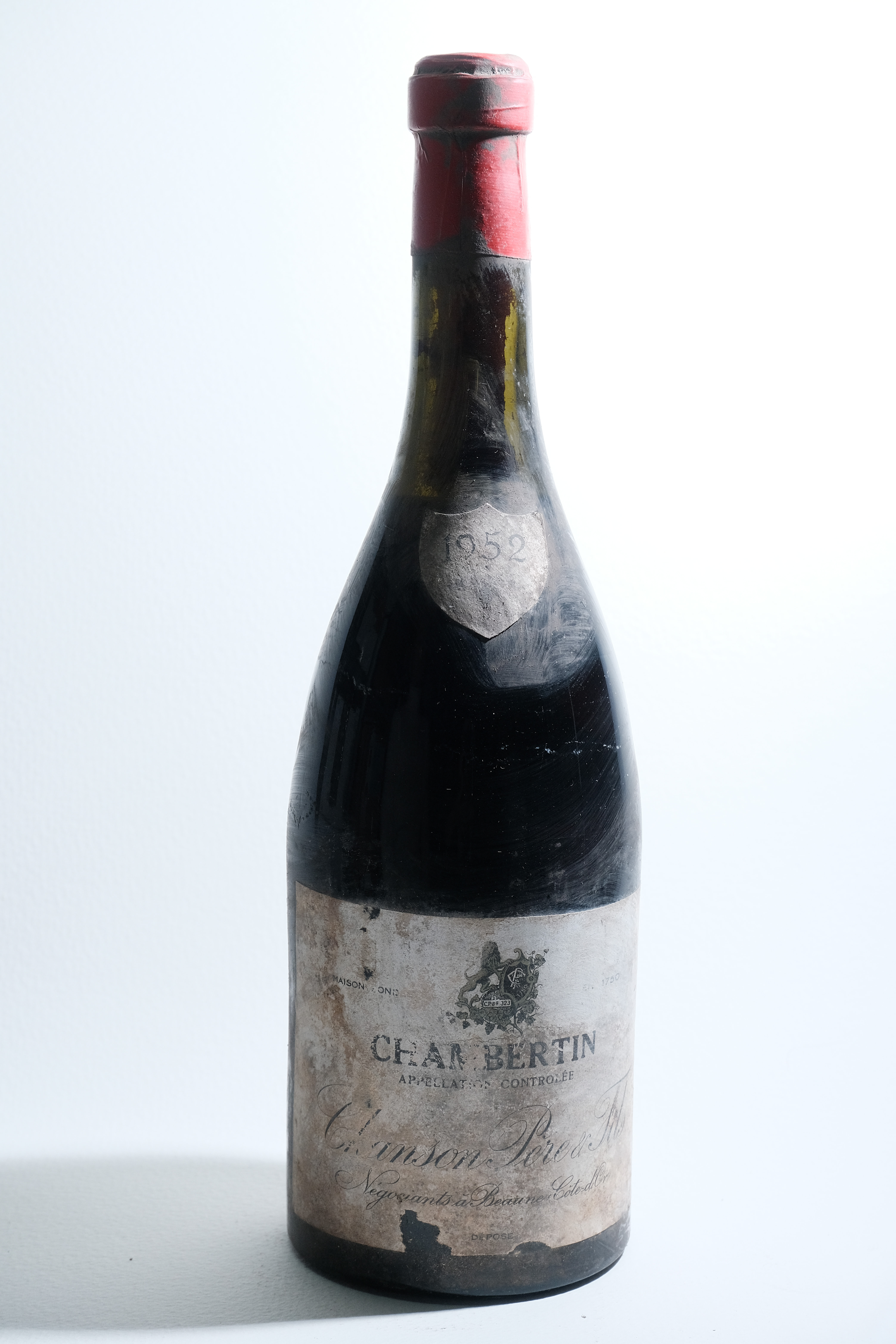 3 bottles Chambertin Chanson 1952