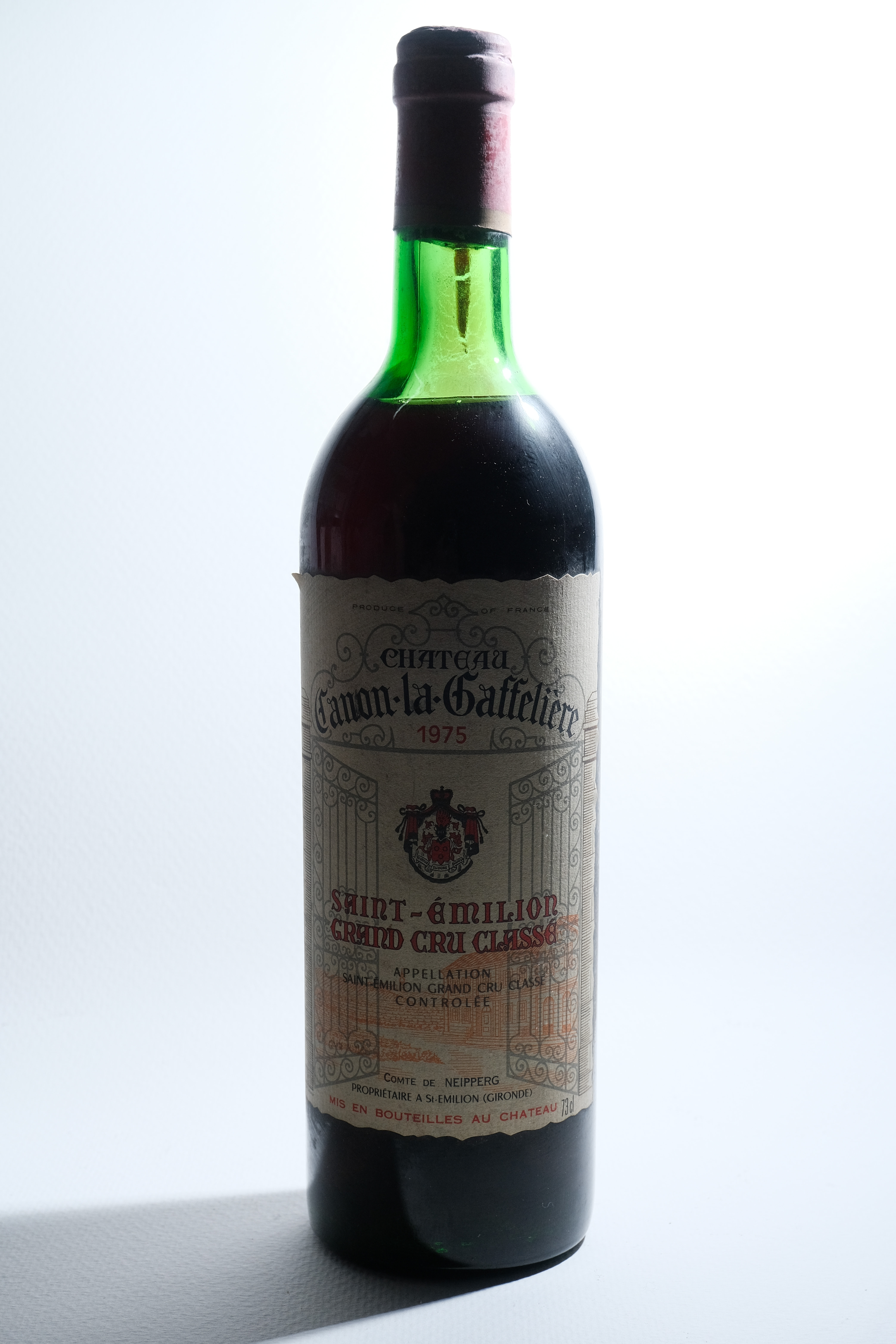 3 bottles Château Canon La Gaffelière 1975